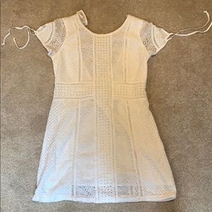 abercrombie &fitch white dress